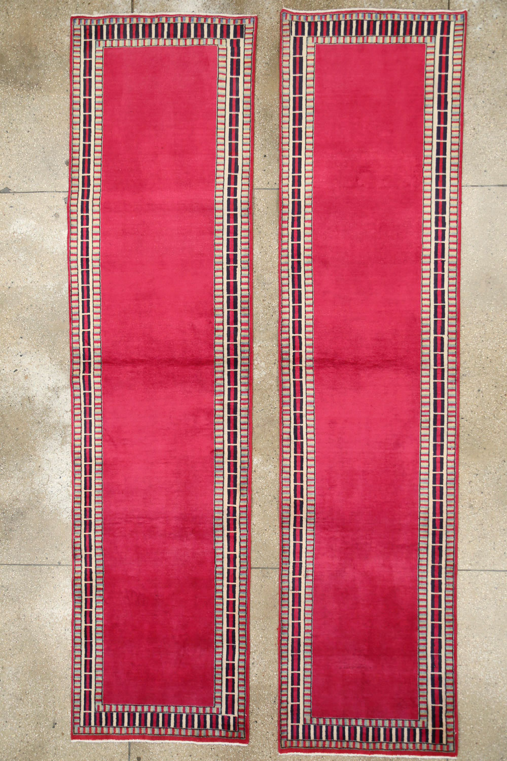 Vintage Persian Mashad Runner (Pair: 1 of 2), No.28424 - Staging