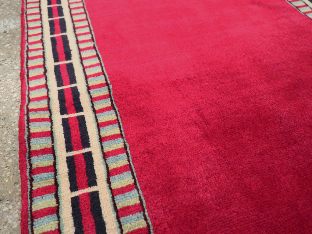 Vintage Persian Mashad Runner (Pair: 2 of 2), No.28425 - Staging