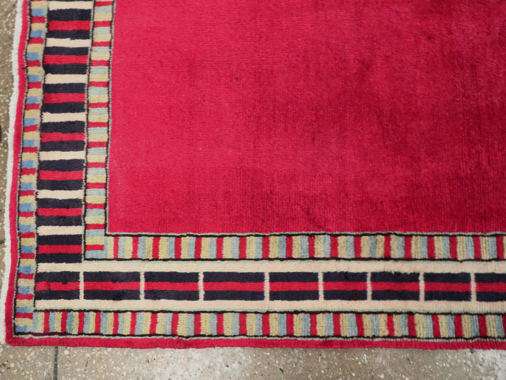 Vintage Persian Mashad Runner (Pair: 2 of 2), No.28425 - Staging