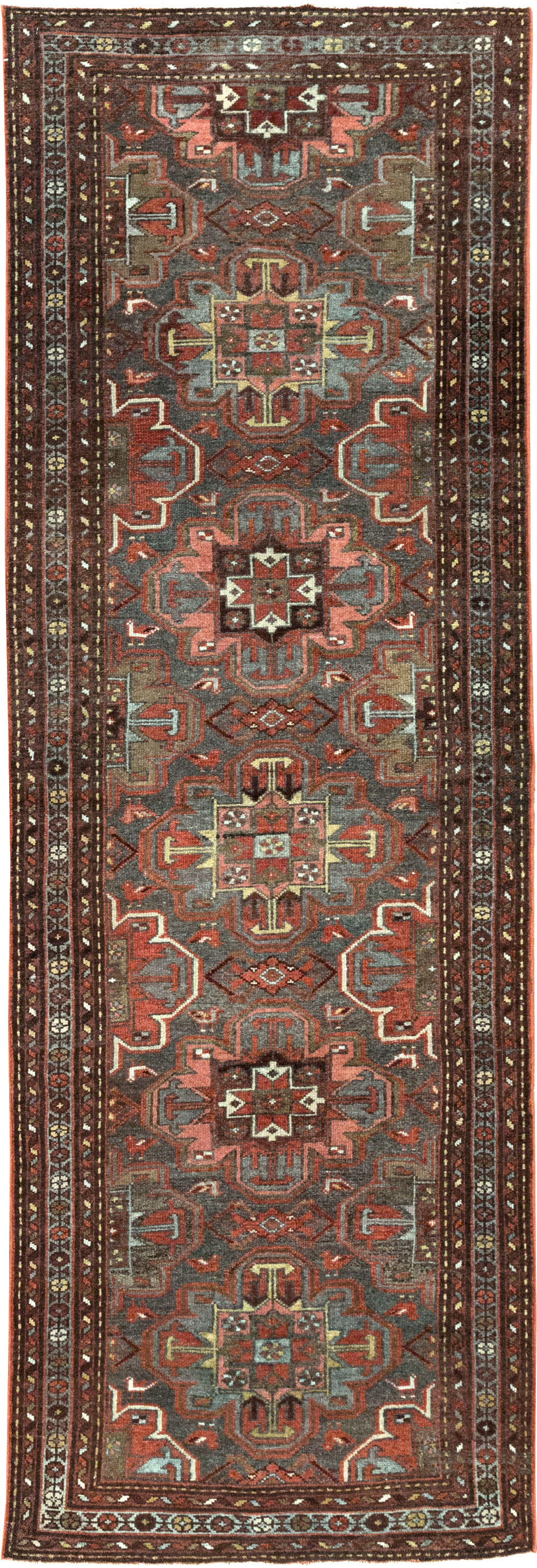 Vintage Persian Malayer Rug (Pair: 1 of 2), No.28427 - Staging
