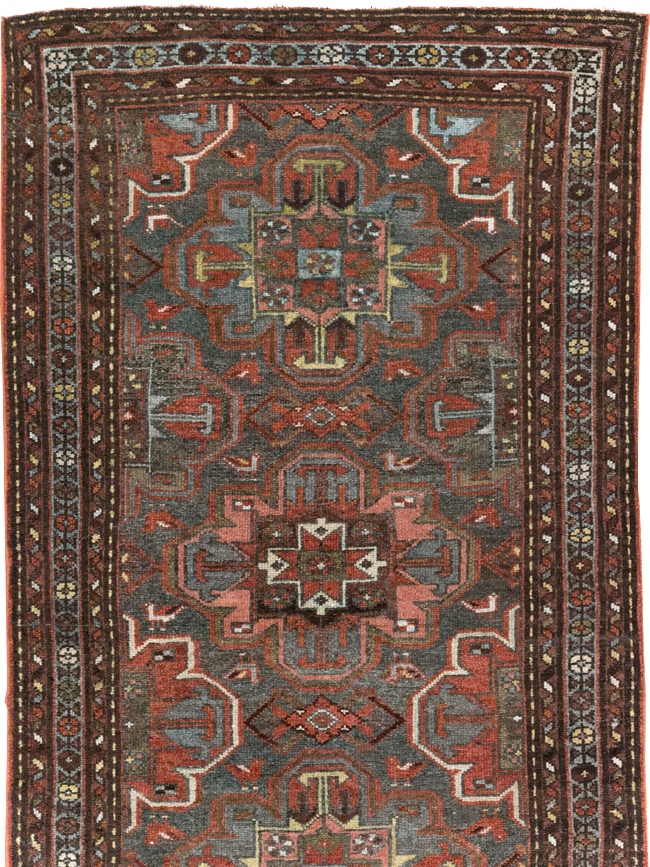 Vintage Persian Malayer Rug (Pair: 1 of 2), No.28427 - Staging