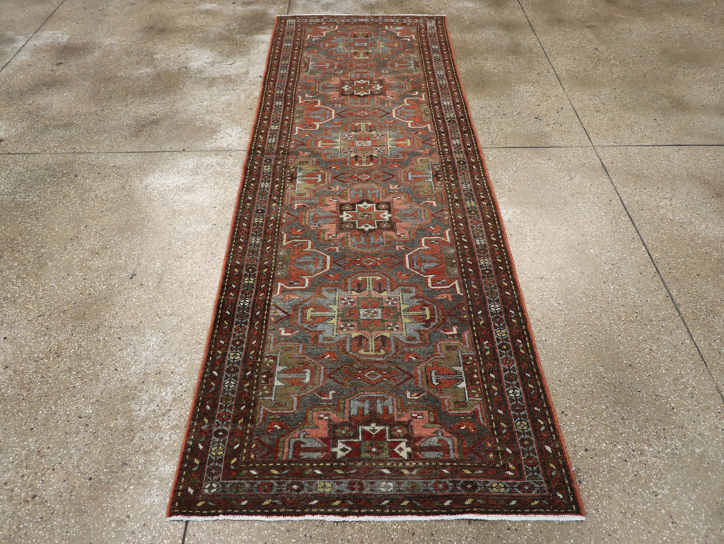 Vintage Persian Malayer Rug (Pair: 1 of 2), No.28427 - Staging