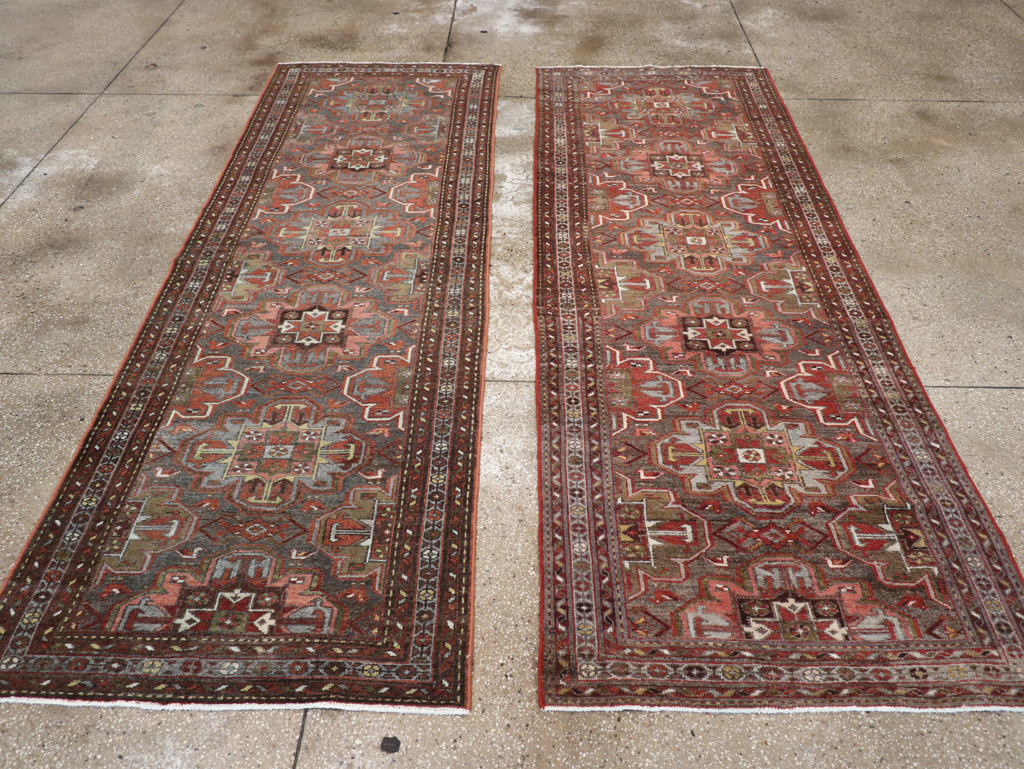 Vintage Persian Malayer Rug (Pair: 1 of 2), No.28427 - Staging