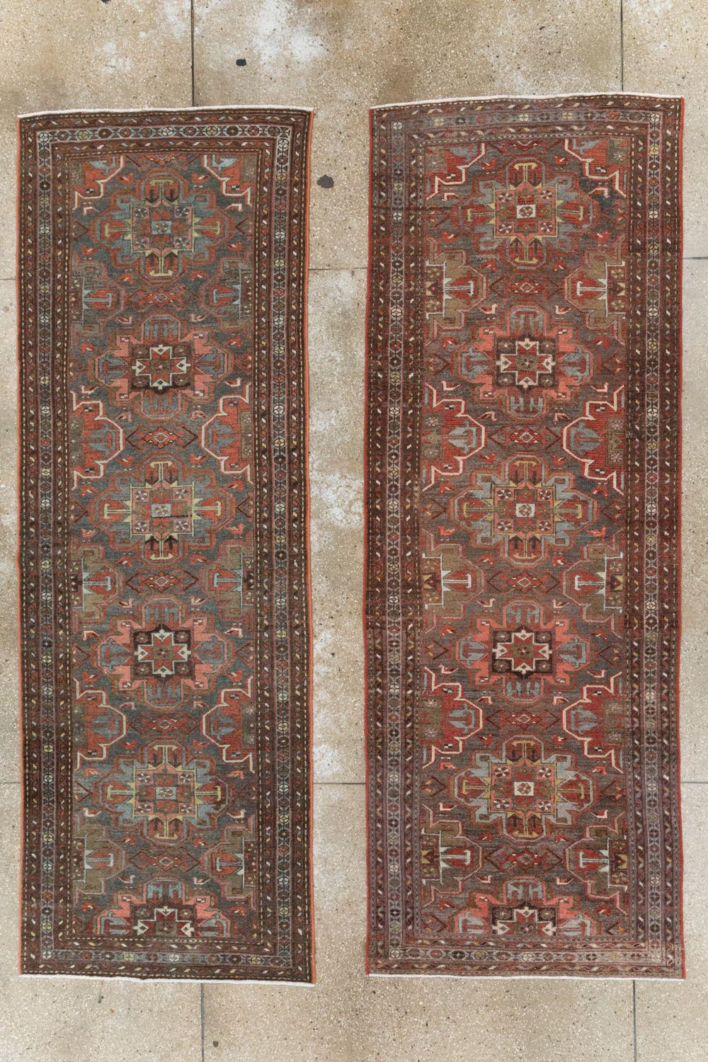 Vintage Persian Malayer Rug (Pair: 1 of 2), No.28427 - Staging