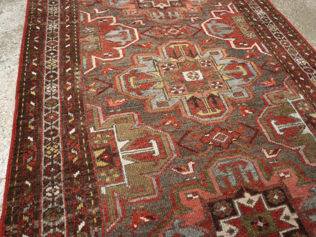 Vintage Persian Malayer Rug (Pair: 2 of 2), No.28428 - Staging