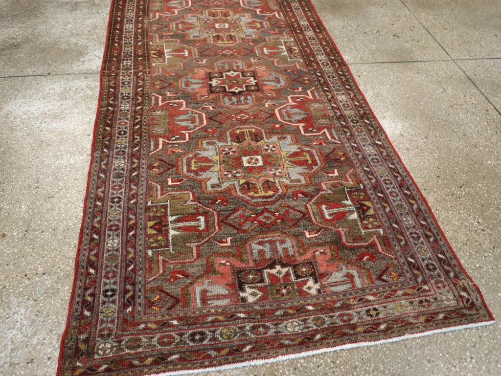 Vintage Persian Malayer Rug (Pair: 2 of 2), No.28428 - Staging
