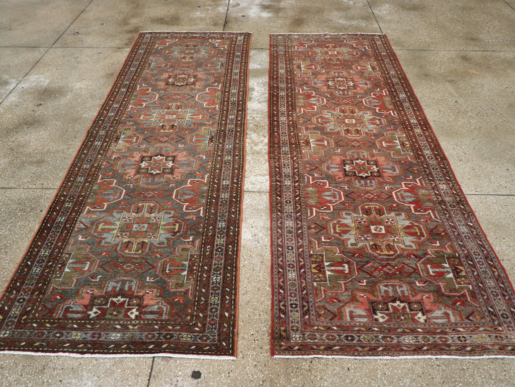 Vintage Persian Malayer Rug (Pair: 2 of 2), No.28428 - Staging