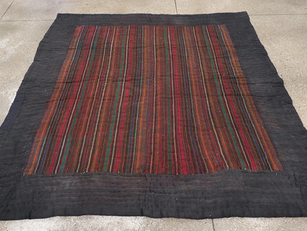 Vintage Persian Lahaf Blanket, No.28429 - Staging