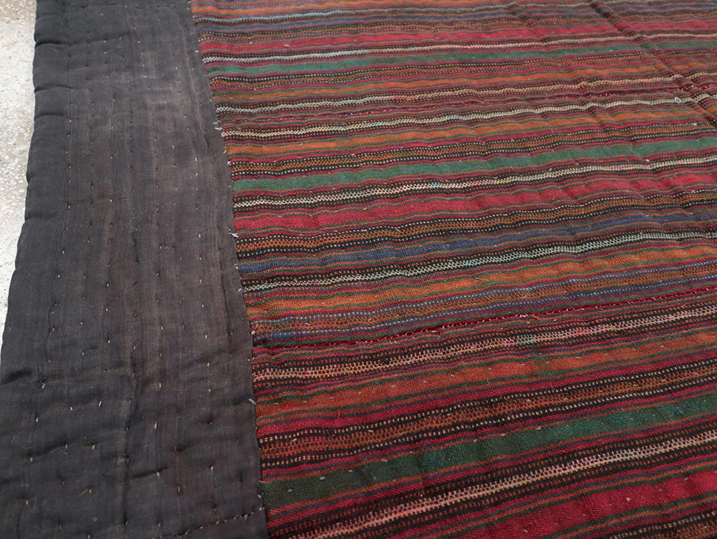 Vintage Persian Lahaf Blanket, No.28429 - Staging