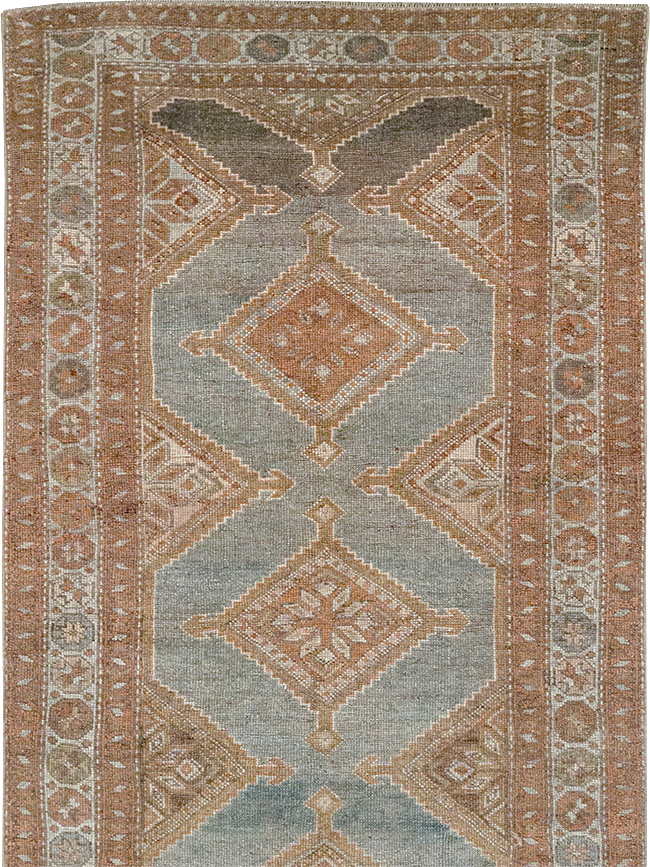 Vintage Persian Kurd Runner, No.28436 - Staging