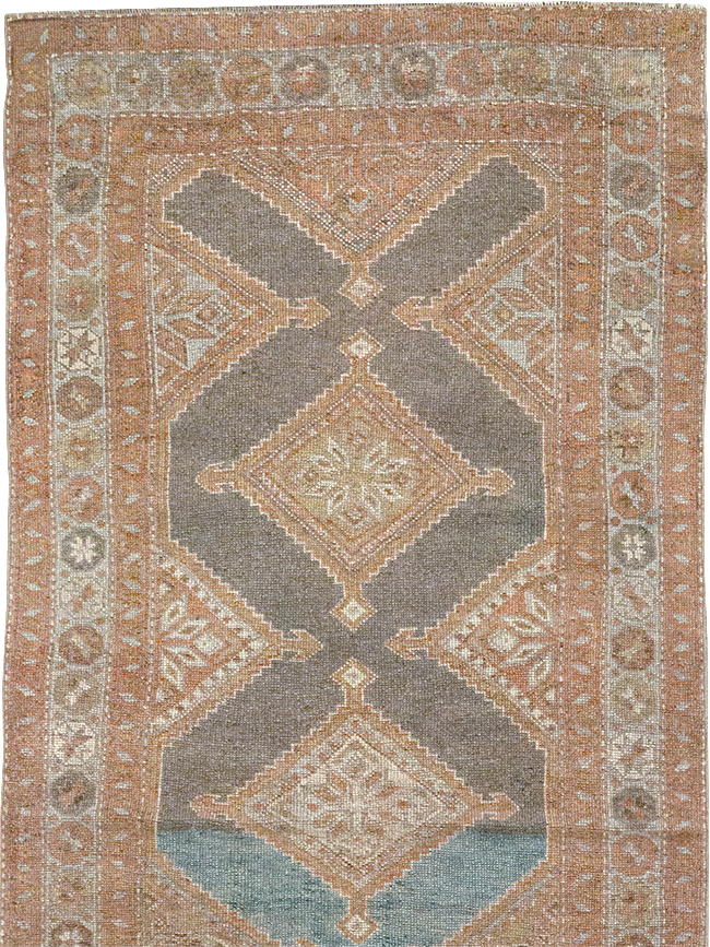 Vintage Persian Kurd Runner, No.28436 - Staging