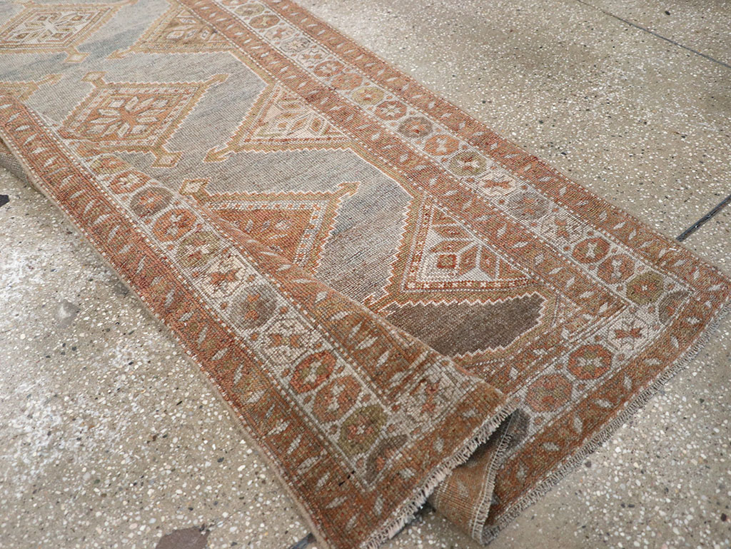 Vintage Persian Kurd Runner, No.28436 - Staging