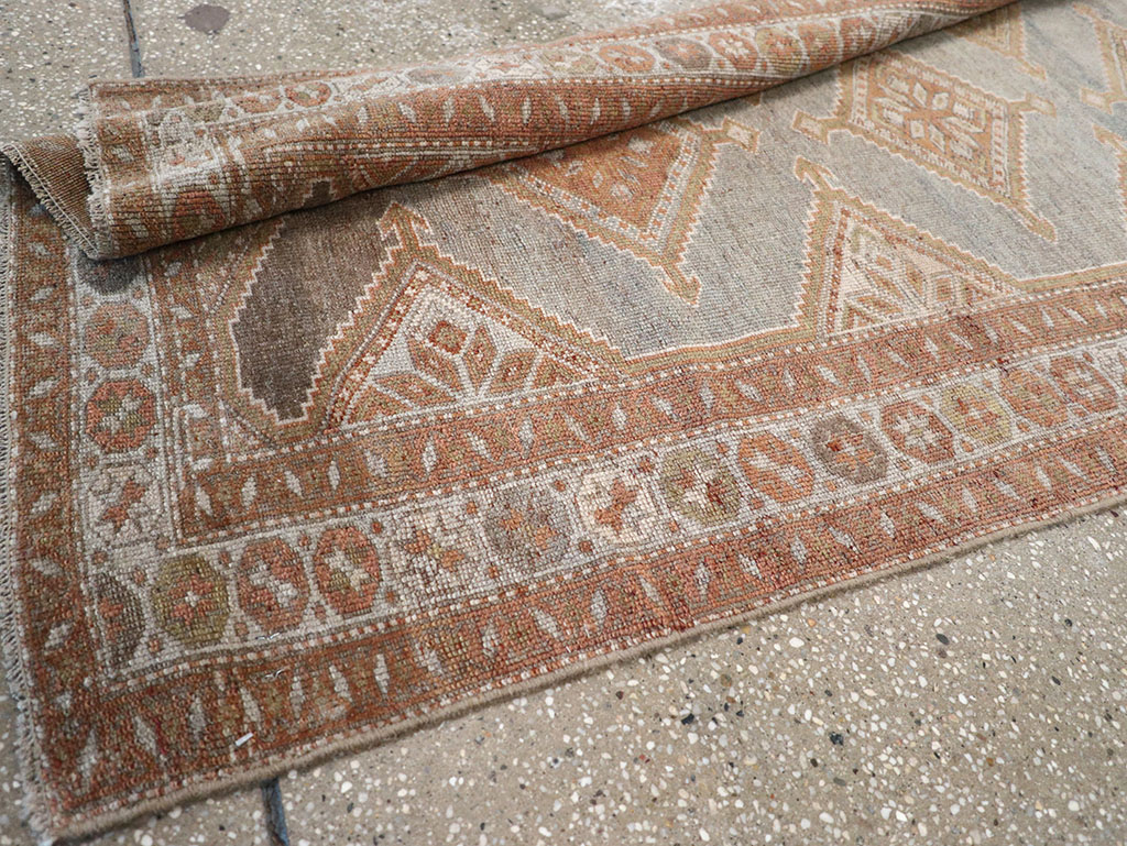 Vintage Persian Kurd Runner, No.28436 - Staging