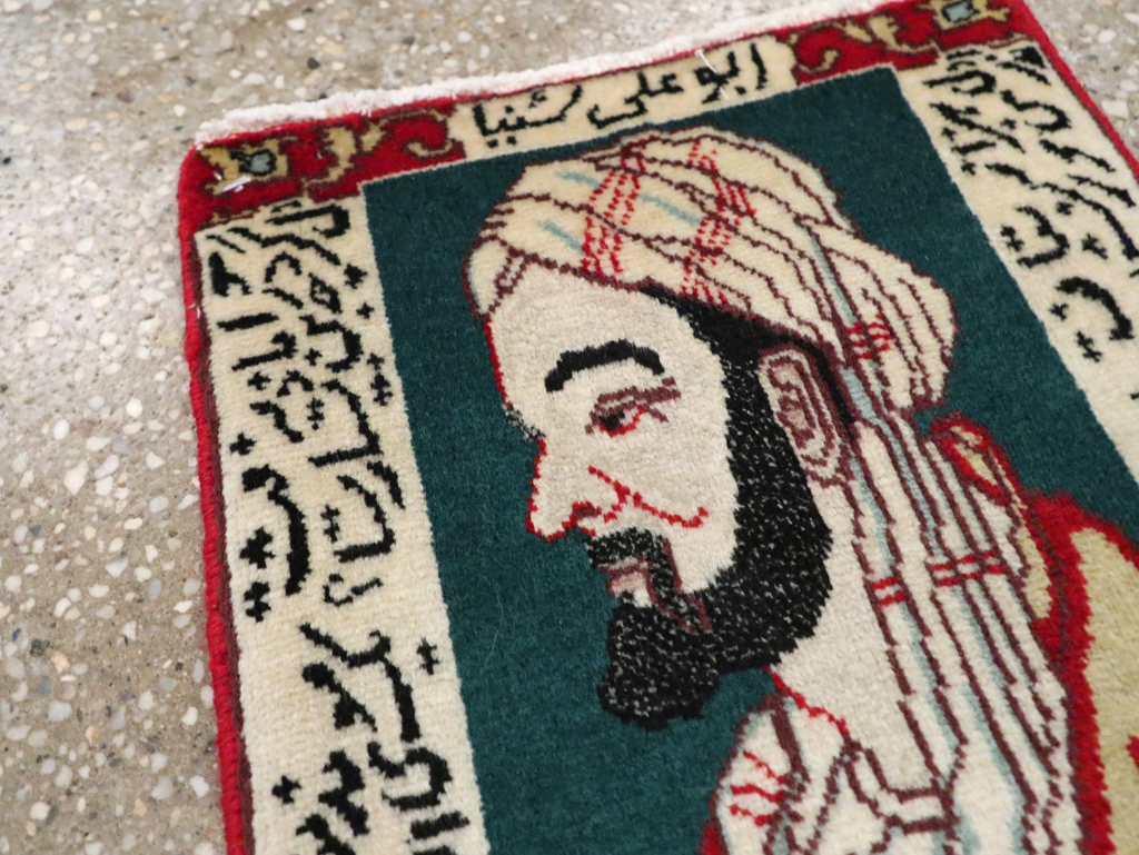 Persian Tabriz Pictorial Rug (Pair: 2 of 2), No.28441 - Staging