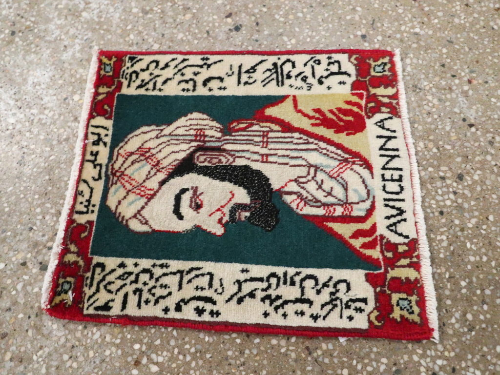 Persian Tabriz Pictorial Rug (Pair: 2 of 2), No.28441 - Staging