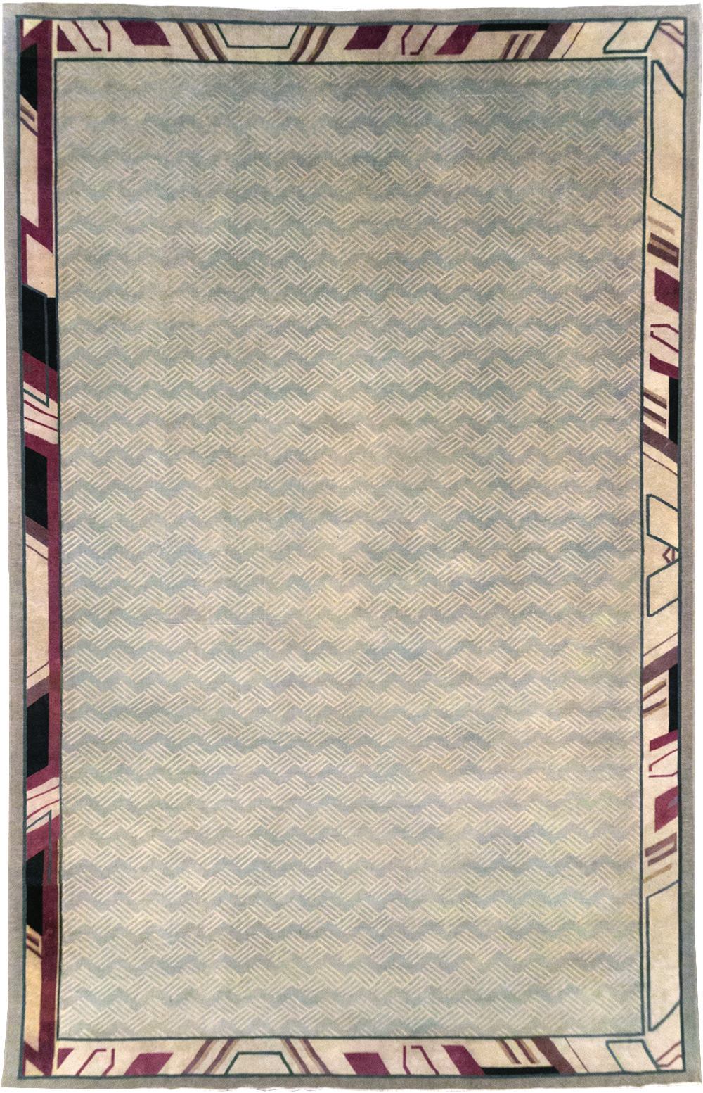 Antique Indian Art Deco Style Large Carpet, No.28449 - Staging