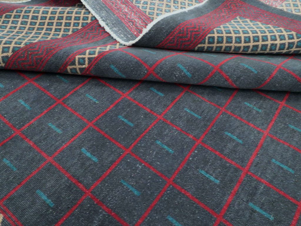 Vintage Indian Lahore Room Size Carpet, No.28450 - Staging