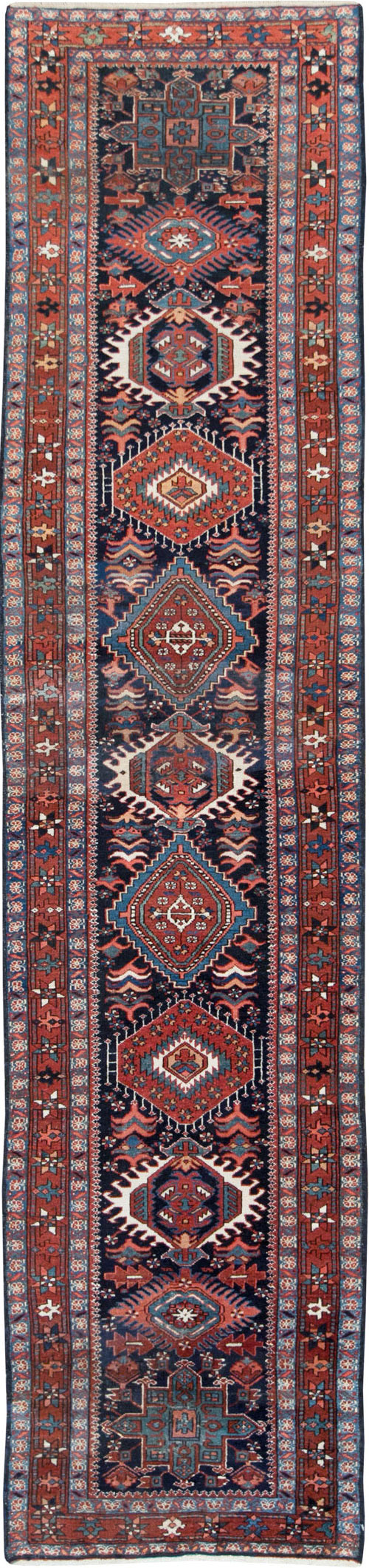 Antique Persian Karajeh Runner, No.28454 - Staging
