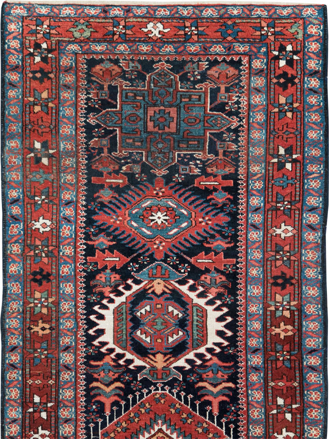 Antique Persian Karajeh Runner, No.28454 - Staging