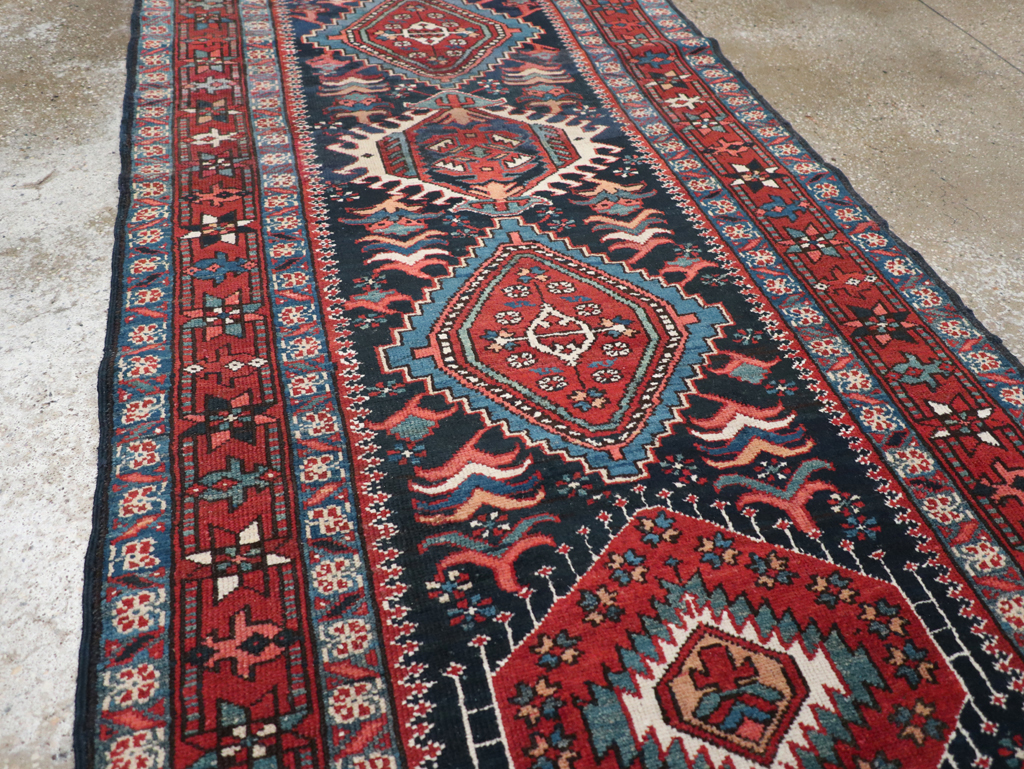 Antique Persian Karajeh Runner, No.28454 - Staging