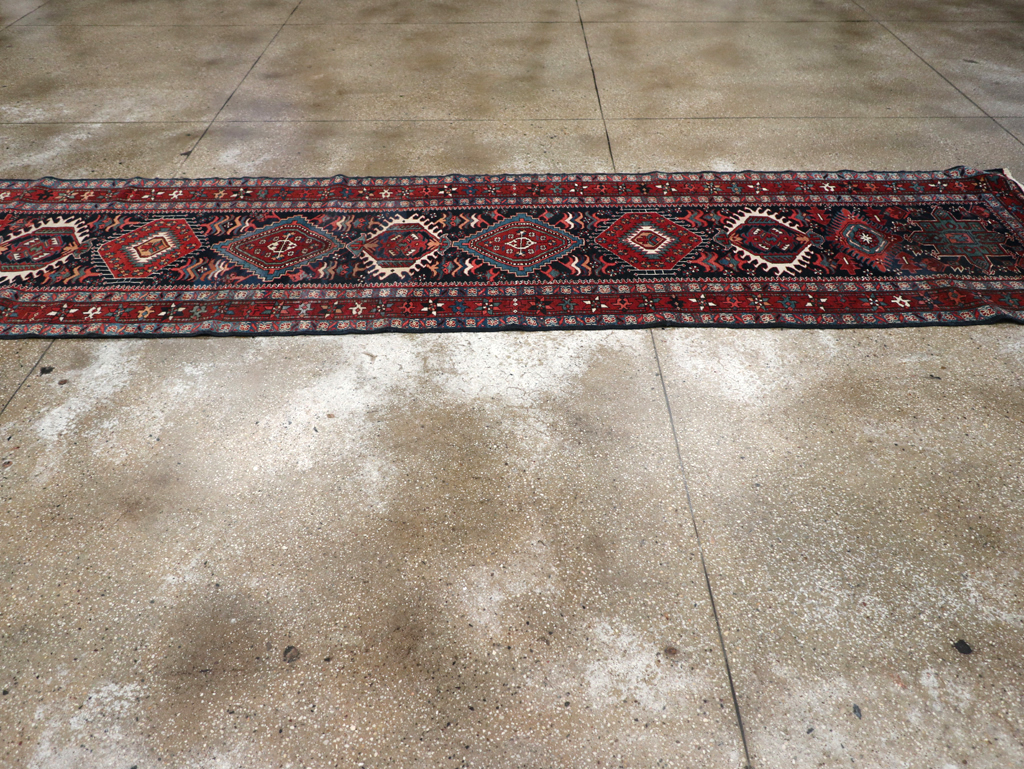 Antique Persian Karajeh Runner, No.28454 - Staging