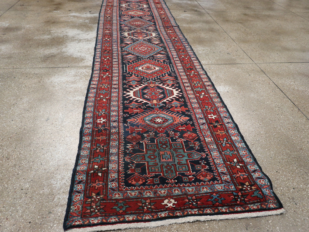 Antique Persian Karajeh Runner, No.28454 - Staging