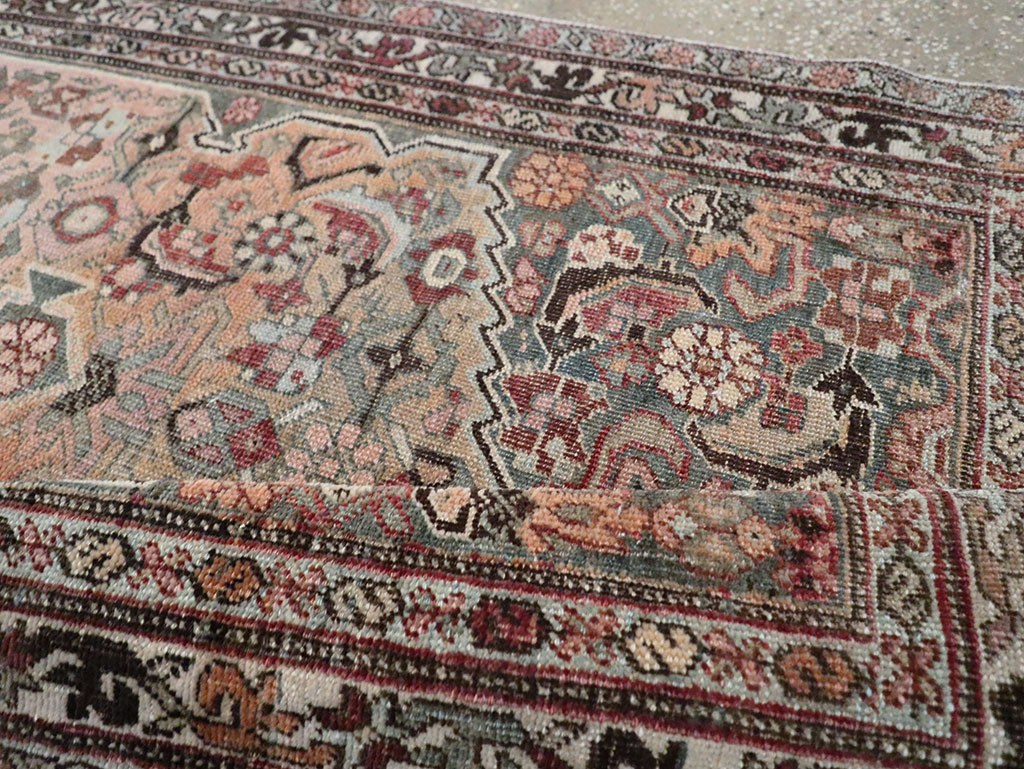 Antique Persian Bidjar Long Runner, No.28463 - Staging