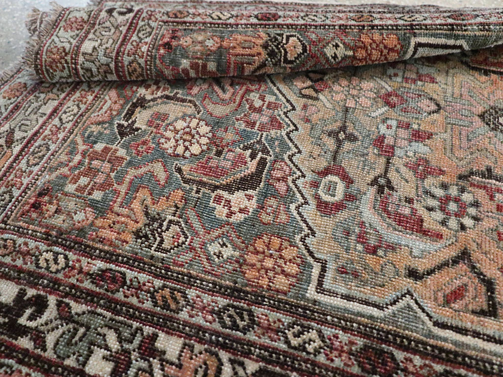 Antique Persian Bidjar Long Runner, No.28463 - Staging