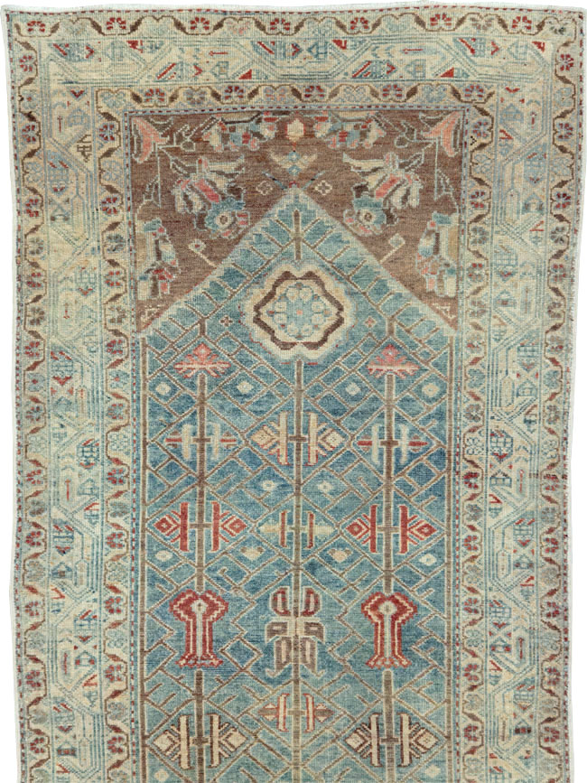 Vintage Persian Malayer Long Runner, No.28468 - Staging