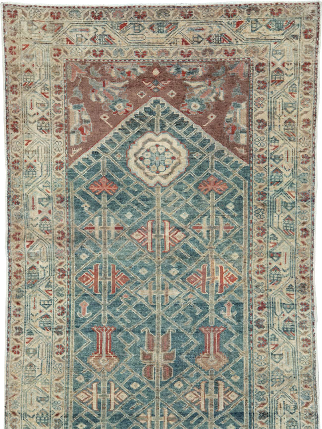 Vintage Persian Malayer Long Runner, No.28468 - Staging