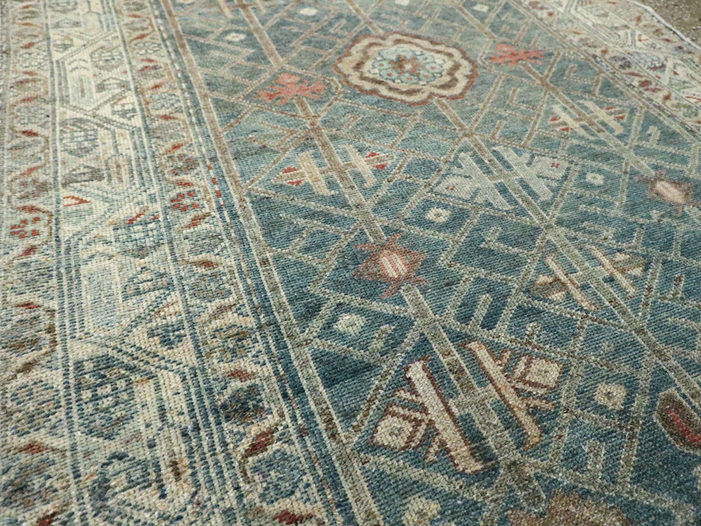 Vintage Persian Malayer Long Runner, No.28468 - Staging