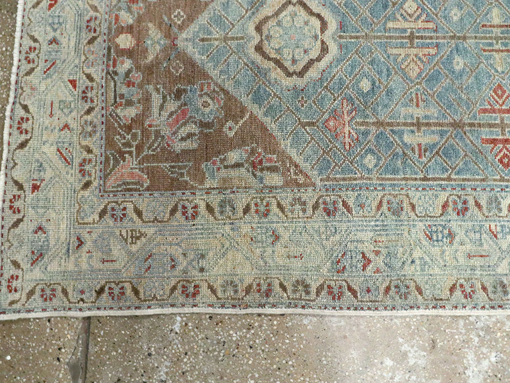 Vintage Persian Malayer Long Runner, No.28468 - Staging