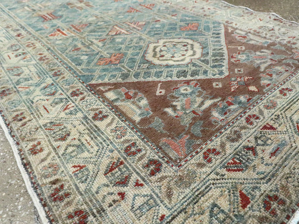 Vintage Persian Malayer Long Runner, No.28468 - Staging