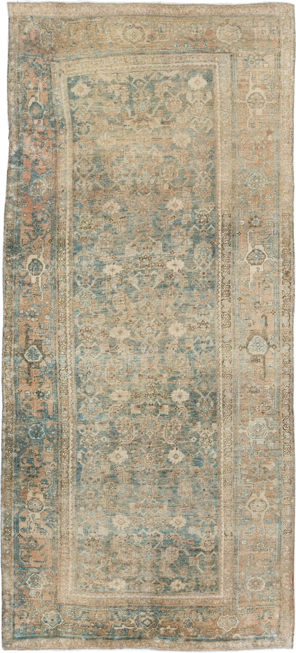 Antique Persian Bidjar Gallery Rug, No.28477 - Staging