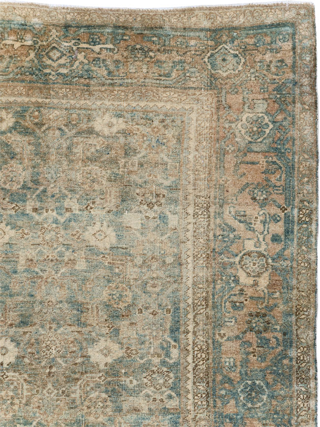 Antique Persian Bidjar Gallery Rug, No.28477 - Staging
