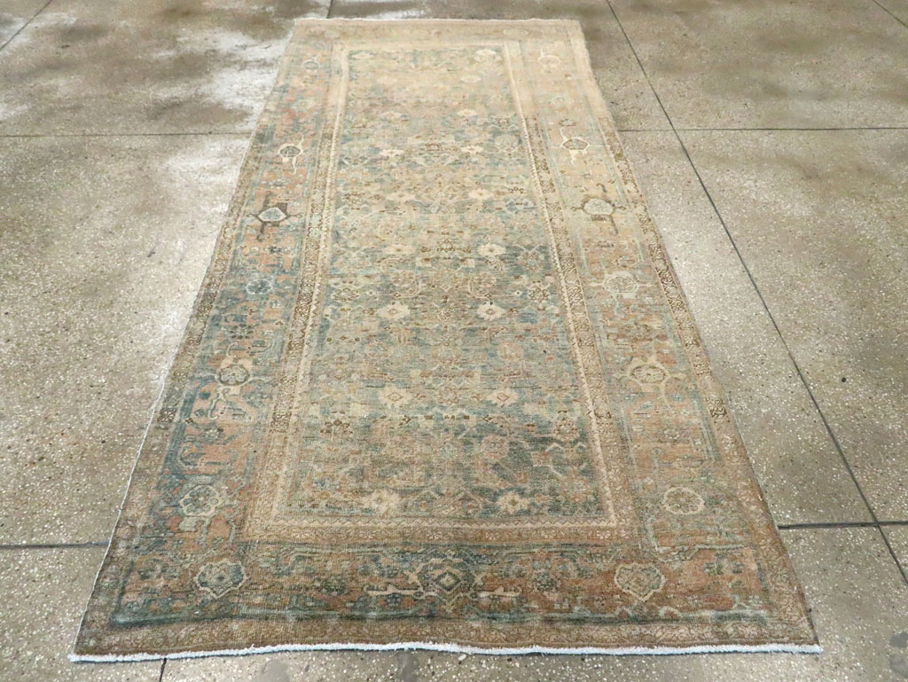 Antique Persian Bidjar Gallery Rug, No.28477 - Staging