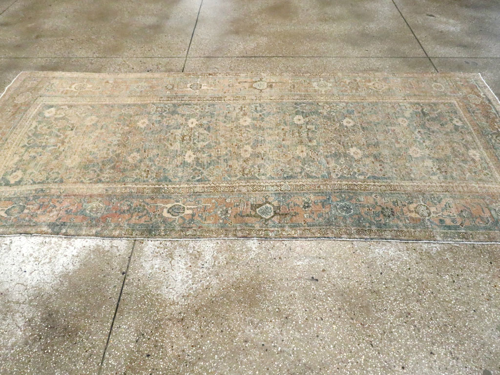 Antique Persian Bidjar Gallery Rug, No.28477 - Staging