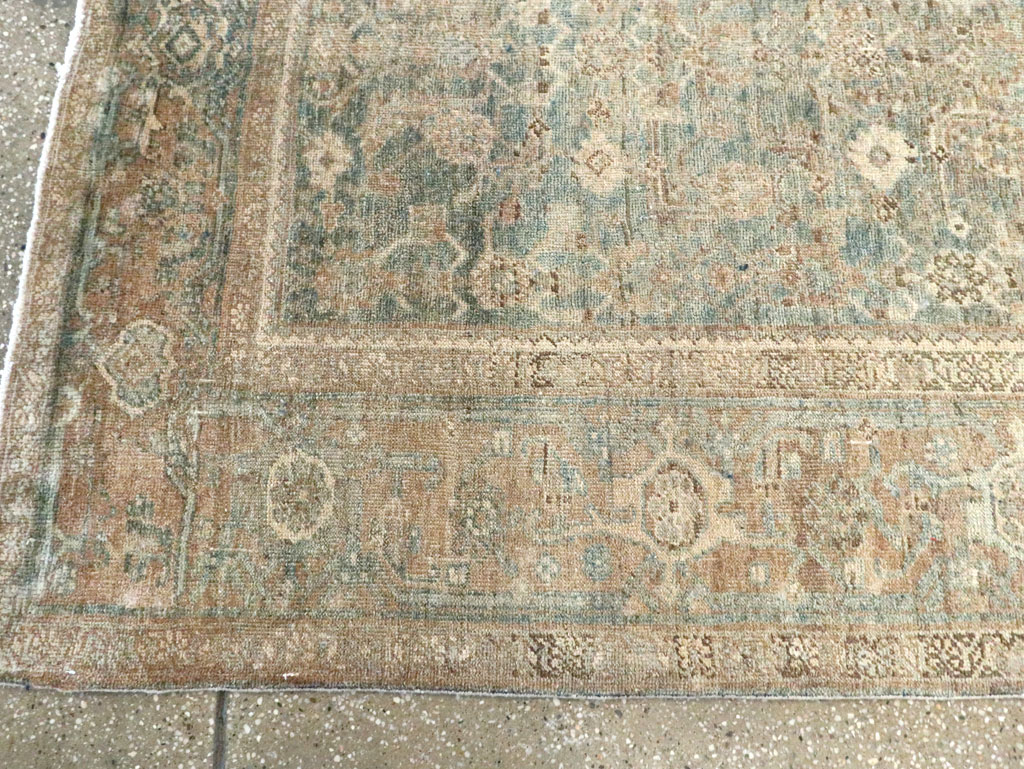 Antique Persian Bidjar Gallery Rug, No.28477 - Staging