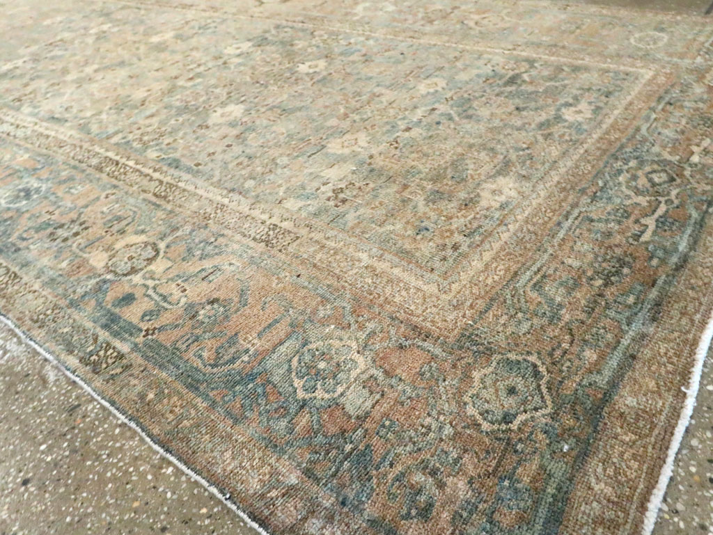 Antique Persian Bidjar Gallery Rug, No.28477 - Staging