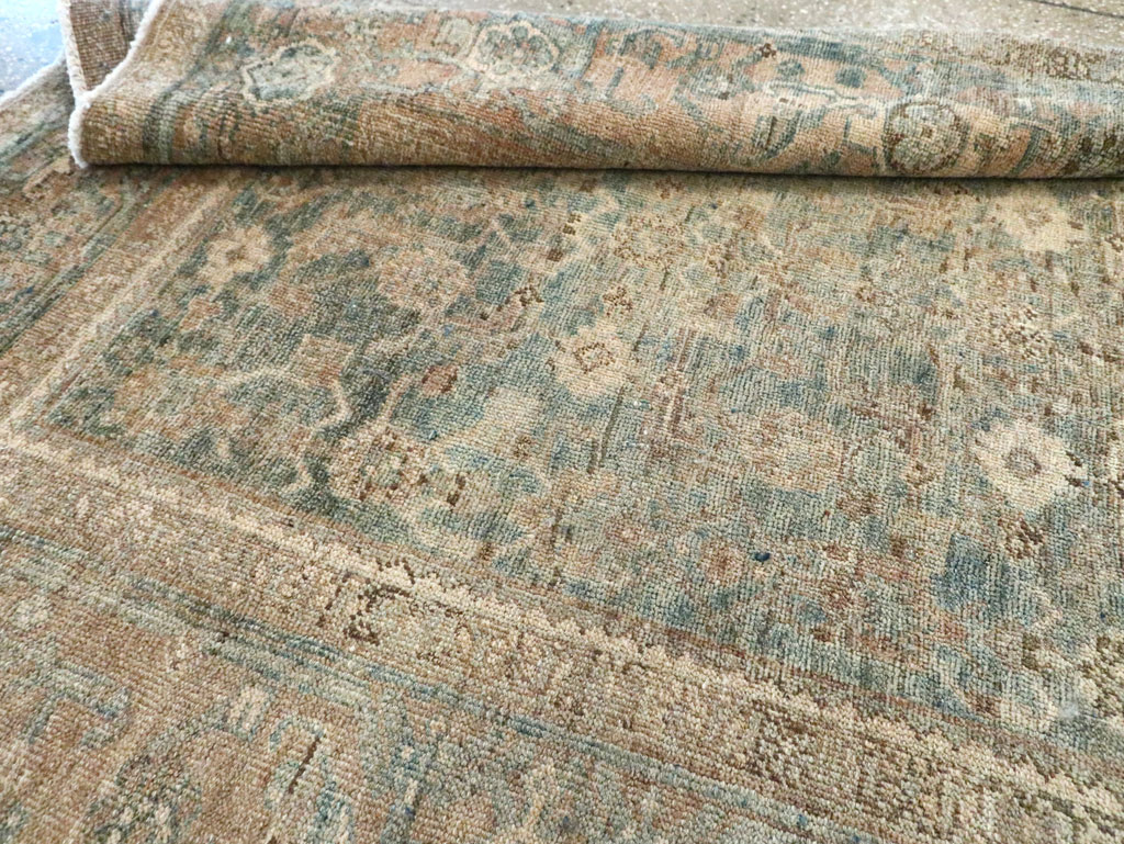 Antique Persian Bidjar Gallery Rug, No.28477 - Staging