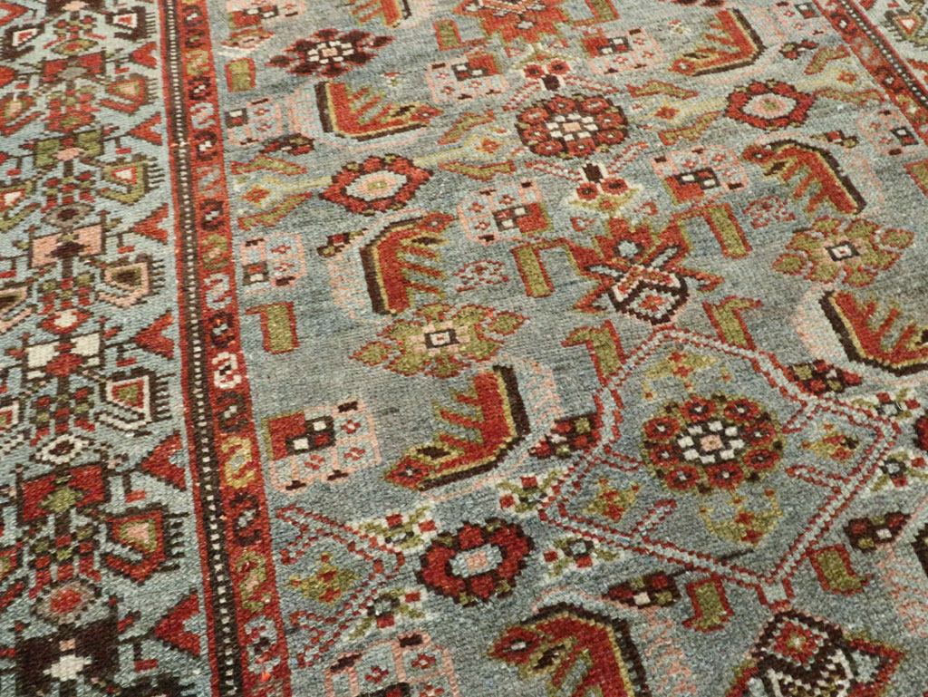 Antique Persian Malayer Long Runner, No.28479 - Staging