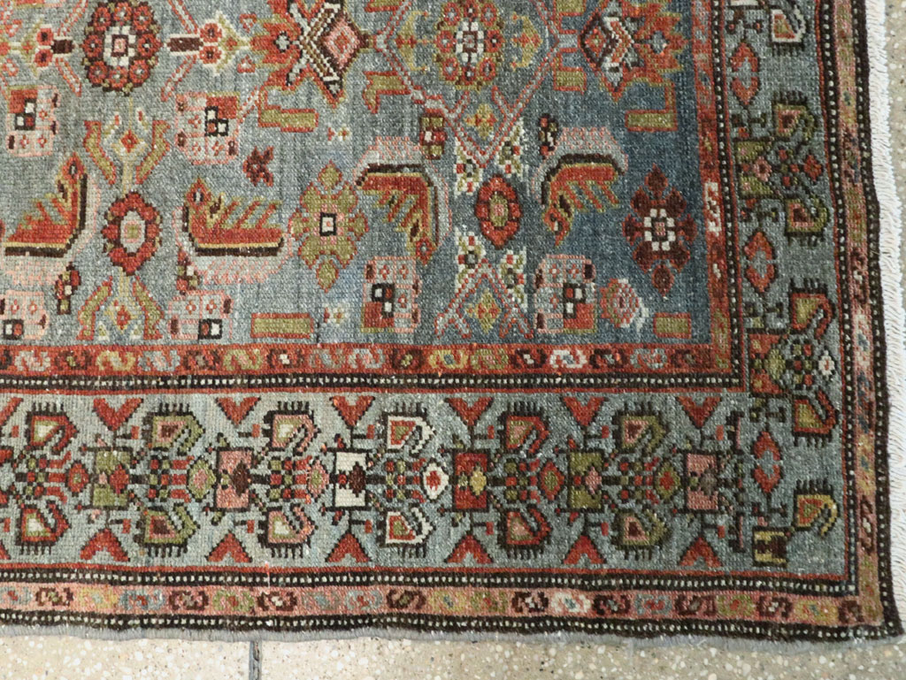 Antique Persian Malayer Long Runner, No.28479 - Staging