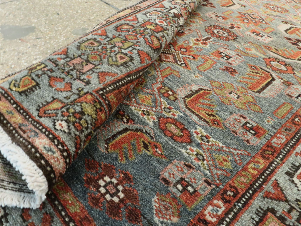 Antique Persian Malayer Long Runner, No.28479 - Staging