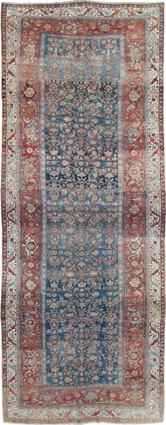 Antique Persian Bidjar Large Gallery Carpet, No.28480 - Staging