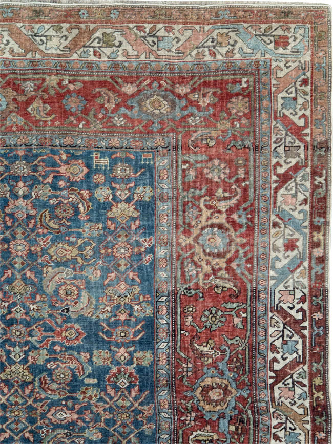 Antique Persian Bidjar Large Gallery Carpet, No.28480 - Staging