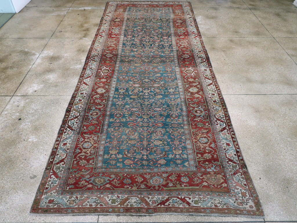 Antique Persian Bidjar Large Gallery Carpet, No.28480 - Staging