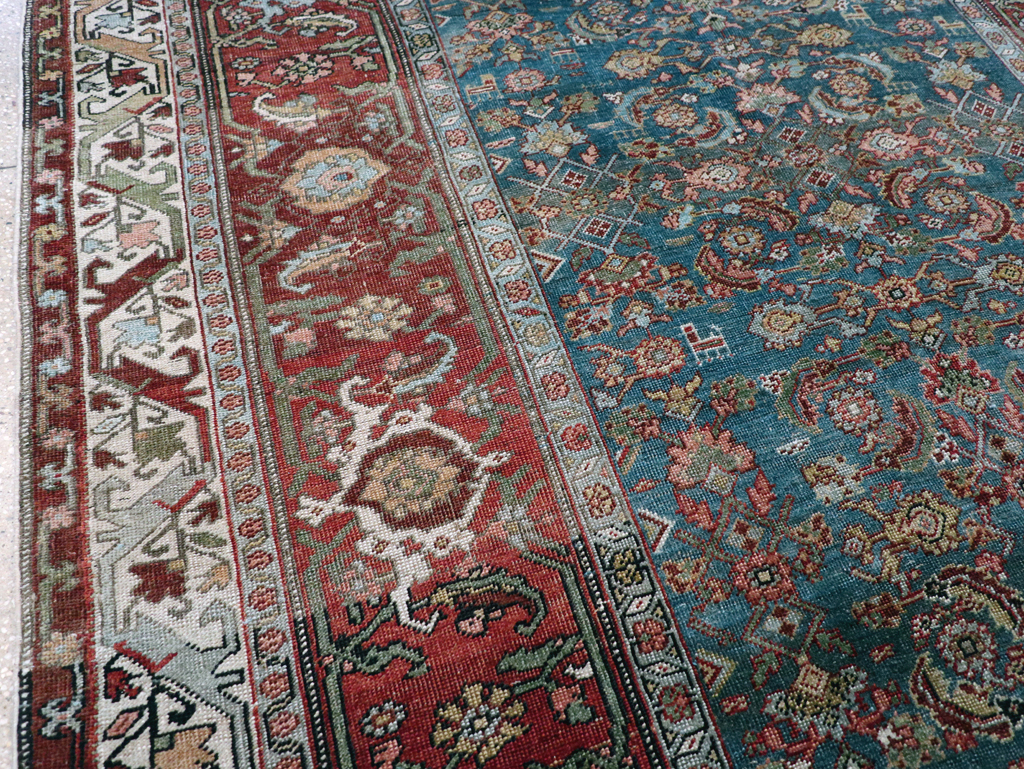 Antique Persian Bidjar Large Gallery Carpet, No.28480 - Staging