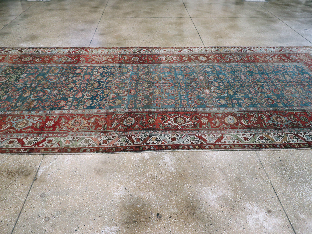 Antique Persian Bidjar Large Gallery Carpet, No.28480 - Staging