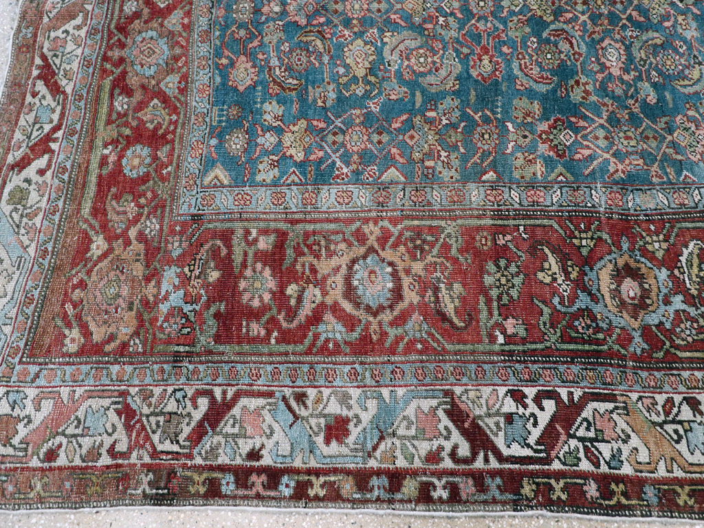 Antique Persian Bidjar Large Gallery Carpet, No.28480 - Staging