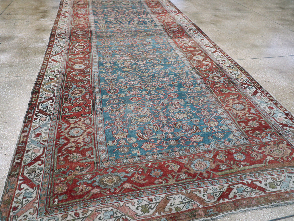 Antique Persian Bidjar Large Gallery Carpet, No.28480 - Staging